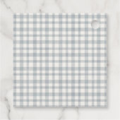 Cute Leafy Red Green Ugly Sweater Winter Bedankjes Labels (Achterkant)