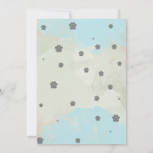 Cute Leeuw Verjaardagsfeest Uitnodiging voor Kinde (Achterkant)