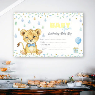Cute Leeuwenbaby Shower Uitnodiging – Persoonlijk