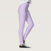 Cute Leggings | Étoiles Purples Leggings pour femm (Droite)