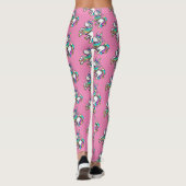 Cute Leggings Unicorn rose (Dos)