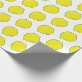 Cute Lemo Pattern Cadeaupapier (Hoek)