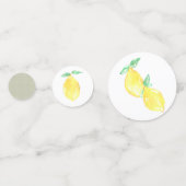 Cute Lemon babydouchedecor confetti (Voorkanten)