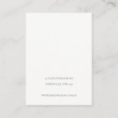 Cute Lemon Bold Earring Ketting Display Visitekaartje (Achterkant)