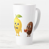 Cute Lemon Tea Friends – 17oz Latte Mug (Angle droit)