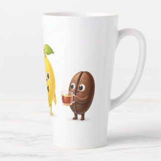Cute Lemon Tea Friends – 17oz Latte Mug