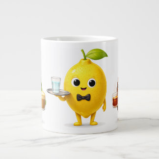Cute Lemon Tea Friends – Jumbo Mug for Coffee & Te Extra Grote Beker