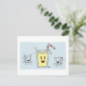 Cute Lemonade - Carte postale (Debout devant)