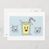 Cute Lemonade - Carte postale (Devant / Derrière)