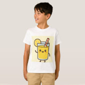 Cute Lemonade Cartoon Kids T-Shirt (Voorkant volledig)