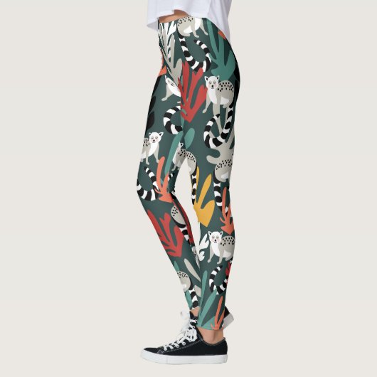 Cute Lemur Leggings (Gauche)
