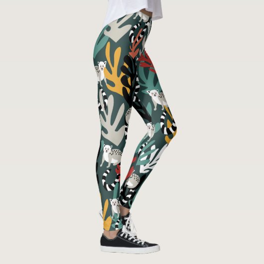 Cute Lemur Leggings (Droite)