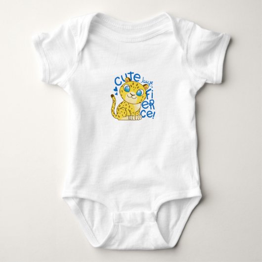 Cute Leopard Baby Romper (Voorkant)