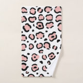 Cute Leopard Print Bad Handdoek (Handdoek)