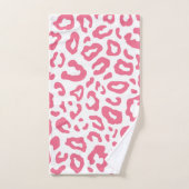 Cute Leopard Print Bad Handdoek (Handdoek)