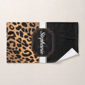 Cute Leopard Print Bad Handdoek (Handdoek)