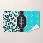 Cute Leopard Print Bad Handdoek (Handdoek)