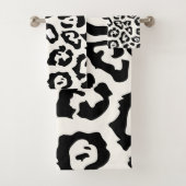 Cute Leopard Print Bad Handdoek (Insitu)