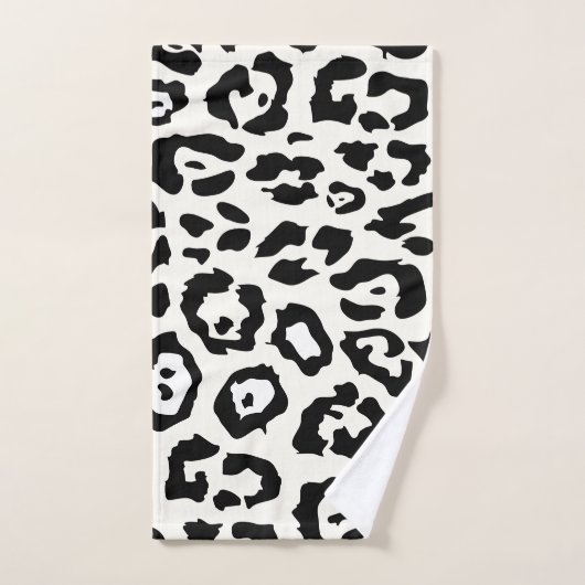Cute Leopard Print Bad Handdoek (Handdoek)