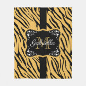 Cute Leopard Print Fleece Deken (Voorkant)