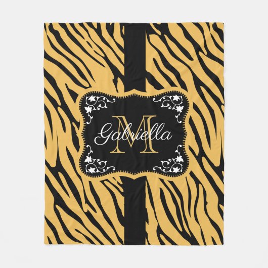 Cute Leopard Print Fleece Deken (Voorkant)