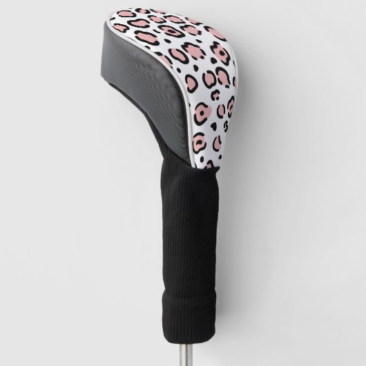 Cute Leopard Print Golfheadcover (Schuin)
