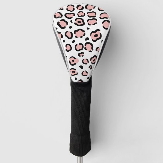 Cute Leopard Print Golfheadcover (Voorkant)