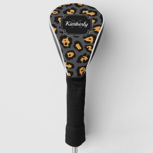Cute Leopard Print Golfheadcover (Voorkant)
