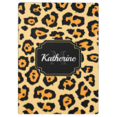 Cute Leopard Print Klembord (Achterkant)