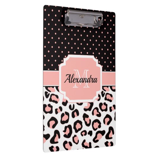 Cute Leopard Print Klembord (Rechts)