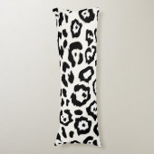 Cute Leopard Print Lichaamskussen (Voorkant Verticaal)