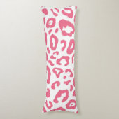 Cute Leopard Print Lichaamskussen (Voorkant Verticaal)