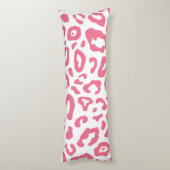 Cute Leopard Print Lichaamskussen (Achterkant (Verticaal))