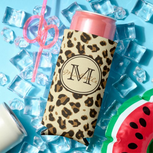 Cute Leopard Print | Monogrammen Koelbox (Insitu Zomer)