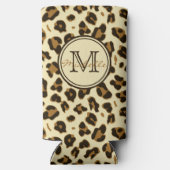 Cute Leopard Print | Monogrammen Koelbox (Achterkant)