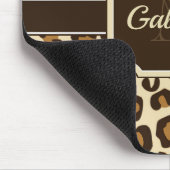 Cute Leopard Print Muismat (Hoek)