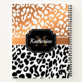 Cute Leopard Print Notitieboek (Achterkant)