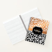 Cute Leopard Print Notitieboek (Binnen)