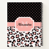 Cute Leopard Print Notitieboek (Achterkant)