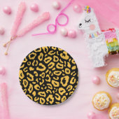 Cute Leopard Print Papieren Bordje (Feest)