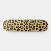 Cute Leopard Print Patroon Skateboard (Horizontaal)