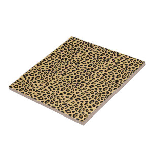 Cute Leopard Print Patroon Tegeltje
