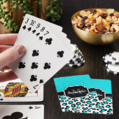 Cute Leopard Print Pokerkaarten (Insitu)