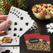 Cute Leopard Print Pokerkaarten (Insitu)