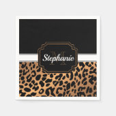 Cute Leopard Print Servet (Voorkant)