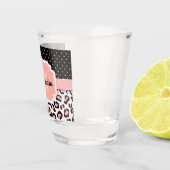 Cute Leopard Print Shot Glas (Rechts)