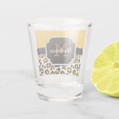Cute Leopard Print Shot Glas (Achterkant)