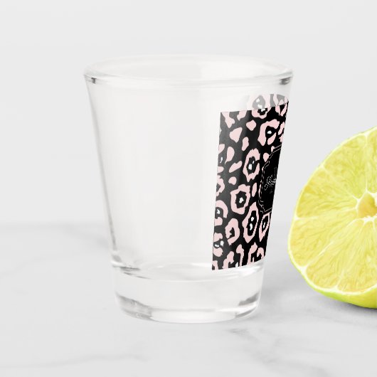 Cute Leopard Print Shot Glas (Links)