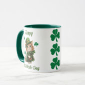 Cute Leprechaun Chat Mug - Bonne Saint Patrick (Devant gauche)