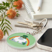 Cute Leprechaun Yeti Sleutelhanger (Voorkant Rechts)